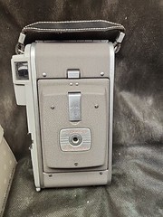 Polaroid Highlander Model 80 Land Camera w/ BC Flash 281 & Diffuser Vintage