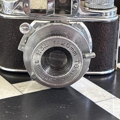 Vintage Tone Toko 25mm f/3.5 Subminiature Film Camera w/ Original Leather Case