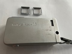 Vintage MINOLTA 16 SPY Subminiature Camera F=22mm ROKKOR 1:28 Working Condition