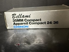 CHINON BELLAMI AUTO 120 35mm Compact Full Frame Camera w/ Lens Door Japan