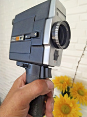 Vintage Soviet Super 8 Movie Camera LOMO Aurora219 Movie Camera Case Manual USSR