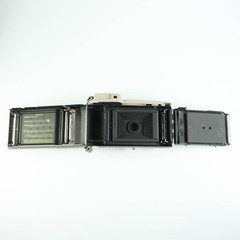 Polaroid J33 Land Camera w/ Original Leather Case **FOR PARTS/REPAIR**