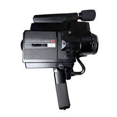 Elmo Super 8 Sound 6000AF Camera w/ Case Not Working For Parts Japan