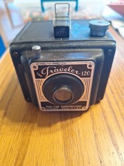 PHO-TAK TRAVELER 120 CAMERA METAL BOX 6X9CM MENISCUS LENS