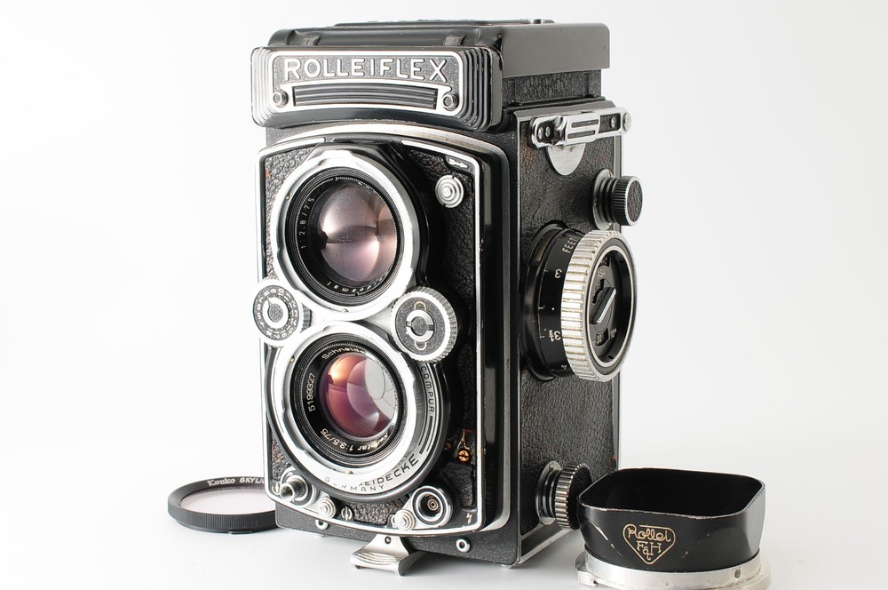 ［Exc+5］ Rolleiflex 3.5E Film Camera Xenotar 75mm From JAPAN #667
