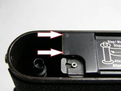 (16) 4 screws for bottom plate and rangefinder cap of Leica 3c 3f