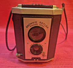 Kodak Brownie Reflex Synchro Model TLR Camera Vintage UNTESTED As-Is