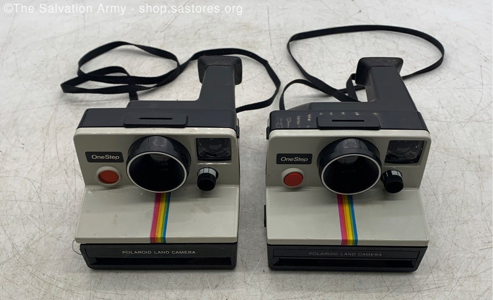(2) Polaroid OneStep Land Instant Cameras *Untested*