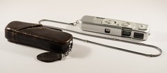 Minox B Subminiature Spy Camera Complan 15mm f/3.5 Lens Leather Case Rare