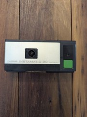Vintage Kodak Pocket Instamatic 30 Camera Made in USA Silver & Black