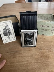 1948 Spartus Full-Vue TLR Camera KIT w/ ORIGINAL 620 FILM INSIDE – Time Capsule