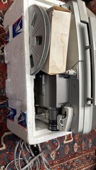 Polaroid 430 Vintage Gray Instant Camera with Case, Collectible Film Photography