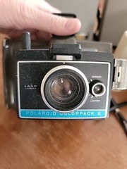 Lot of FOUR Vintage Polaroid Land Cameras 220, 420, Model 20 & Colorpack II