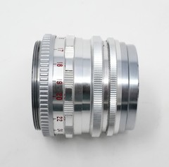 Miranda T Silver SLR Film Camera w/ Zunow 50mm 1.9 Lens, Finder, Case, Manual