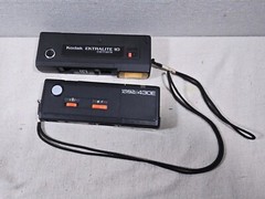Lot of 2 Film Cartridge Cameras Minolta Autopak 430E, Kodak Ektralite 10