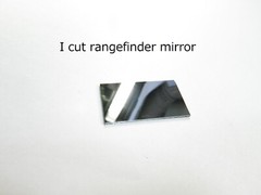 (46) Beam splitter (mirror) for Makina II range-finder repair parts