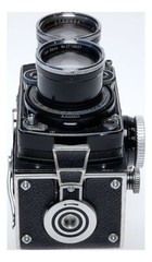 Tele Rolleiflex Type 1 6×6 Film TLR Camera Sonnar f/4 135mm Serviced
