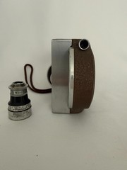 Revere Eight Model 67 8mm Movie Camera + 2 Lenses + Leather Case | Winds & Runs