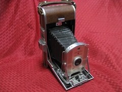 Vintage Polaroid Land Camera Model 95A folding bellows NICE!