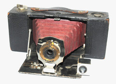 KODAK No.2 A Folding Pocket Brownie Model A w/Red Bellows – Shutter Works