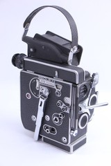 Bolex H16 Reflex Rex 5 Rex-5 16mm Movie Camera Body C Mount Works Fine US Seller