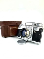 KIEV-4 Soviet Camera Lens JUPITER – 8 (2/50) CONTAX Camera USSR 1955 years old