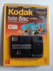 Vintage Kodak Tele Disc Camera Black Kmart Exclusive BRAND NEW SEALED 1985