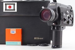 Overhauled [Near MINT w/Case] Nikon R8 Super 8mm Movie Film Camera From JAPAN