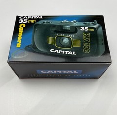 35mm Camera Capital Model KX100 Focus Free Box Instructions Lightweight