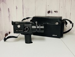 Nikon R10 Super 8mm Movie Cinema Film Camera With Case Works!
