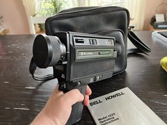 VTG Bell & Howell Soundstar 4 Filmosonic 8mm Video Camera model 1225