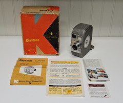 Keystone 8mm K 25 Capri Movie Camera Dial-O-Matic Untested Orig. Box w/ Manual
