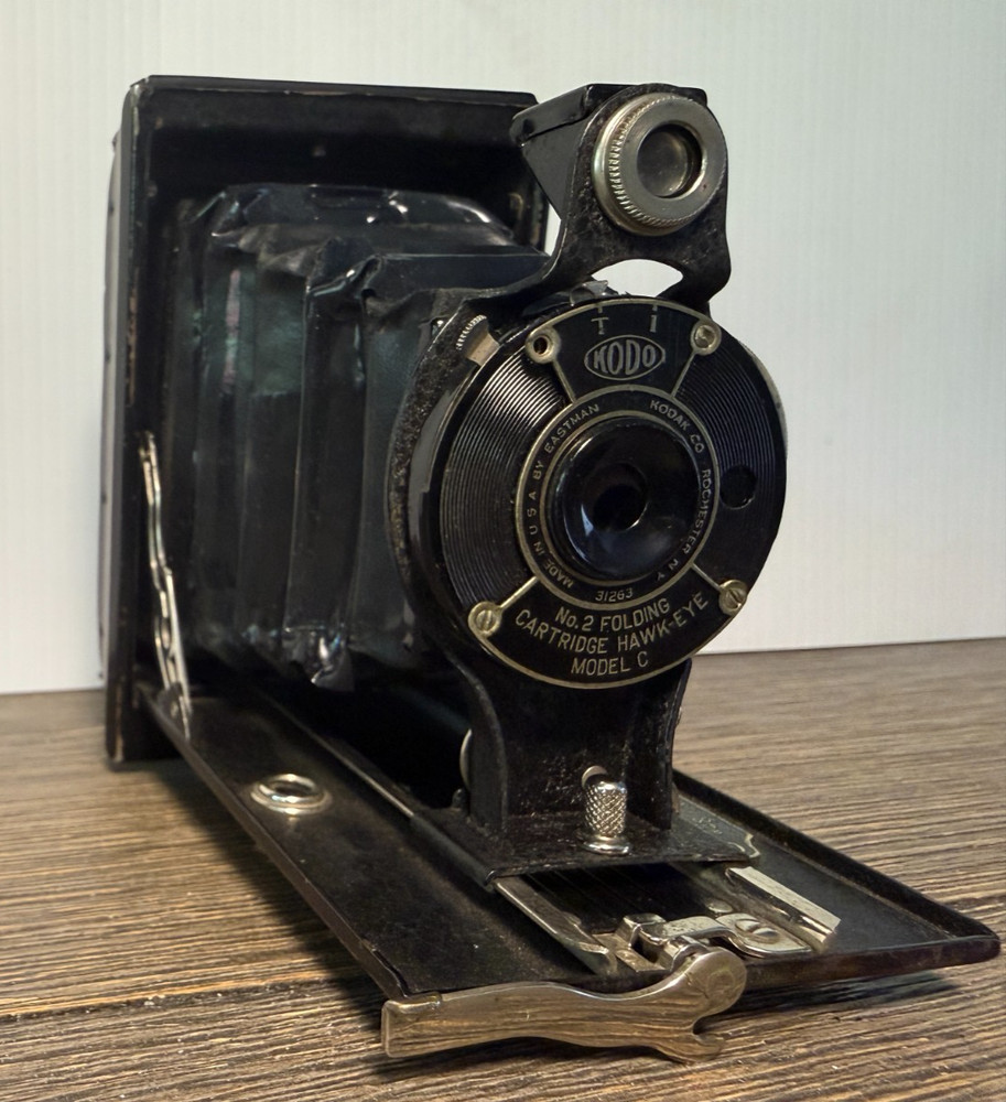 Kodak No 2 Folding Cartridge Hawk-Eye Model C Camera – TESTED