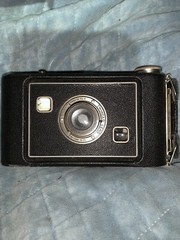 1930s Jiffy Kodak Six-16 Series II Folding Leather Bellows Camera Twindar Lens