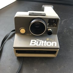 Polaroid The Button Land Camera SX-70 Instant Camera (Gray) Vintage-VA4