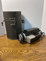 Vintage Kodak XL55 Super 8 Movie Camera & Case Untested Star Wars Cosplay Prop