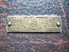 Magazine Cyclone Drop Plate Box Camera by Western 12 Septums Working Condition
