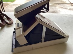 Vintage Polaroid SX-70 Model 2 Folding Instant SLR Camera + Case WORKS