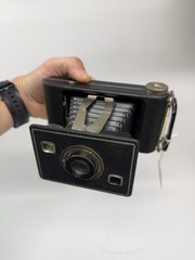 Kodak Jiffy Six-20 Series II Folding Bellows Camera Twindar Lens Black -UNTESTED