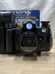 Vintage Olympia DL-1000 35mm Film Camera Set With Flash and Case