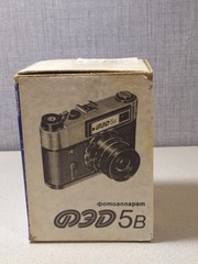 NOS FED 5B Soviet Rangefinder Camera Brand New Factory Sealed Bag Box Manual