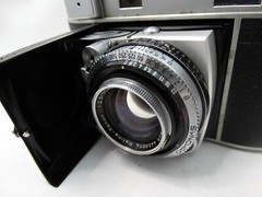 Kodak Retina III C Camera With Bottom Leather Case-VERY NICE- UNTESTED