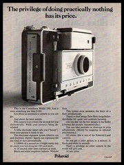 1970 Polaroid “Privilege Of Doing Practically Nothing Has Its Price” Print Ad