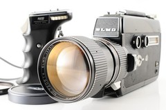 [NEAR MINT] Elmo Super 110 8mm Film Movie Camera 7-70mm F/1.8 From JAPAN
