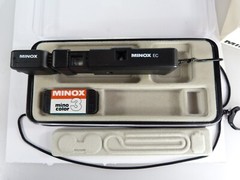 VINTAGE MINOX EC SUBMINIATURE CAMERA BOXED SET (1981-1992).NEW,OPEN BOX.READ