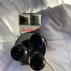 VTG Mansfield Holiday ll 8 MM Tri-Lens Cine Turret Film Movie Camera Untested