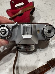 Zeiss Ikon Contaflex Super B 35mm SLR W 50mm F/2.8 Tessar Lens & Leather Case BH