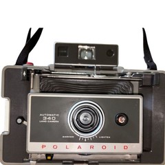 Vintage Polaroid Automatic 340 Land Camera Folding Instant Film Camera