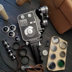 Neva 2 Movie Camera Soviet Union USSR 2x8mm.