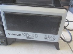 Vintage Canon Color Video Camera VC20 Saticom Used UNTESTED Lens Viewfinder